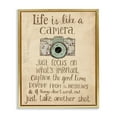 thumbnail image 5 of Stupell Industries Life Is Like A Camera Inspirational Jet Black Framed Floating Canvas Wall Art, 16x20, by Katie Doucette, 5 of 5