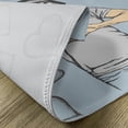 thumbnail image 5 of Ambesonne Valentine Place Mats Set of 4, Dog Hearts Romantic, Standard Size, Sand Brown Slate Blue, 5 of 6