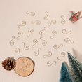 thumbnail image 3 of LQQBOX 160pcs Ornament Hooks, Christmas Tree Hooks for Hanging Decorations (Gold), 3 of 7