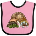 thumbnail image 3 of Inktastic Cute Pile of Turtles Boys or Girls Baby Bib, 3 of 4