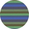 thumbnail image 1 of Ahgly Company Indoor Round Patterned Medium Sea Green Area Rugs, 6' Round, 1 of 6