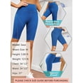 thumbnail image 4 of As Rose Rich Women Biker Short High Waist Workout Shorts 3 Pockets, L, 4 of 9