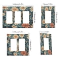 thumbnail image 2 of Yayeee Rocker Switch Wall Plate 1-Gang 4.6"x2.9" Home Decorative Outlet Cover, Flowers Cat, 2 of 6