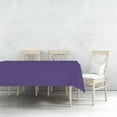 thumbnail image 2 of Nicole Fantini Collection Disposable Plastic Tablecloth Rectangle 54" x 108" (Purple), 2 of 3