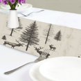 thumbnail image 4 of Yayeee Table Runner 70 inches Long Home Kitchen Dinning Party Decoration, Black Deer, 4 of 7
