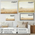thumbnail image 4 of Designart "Minimalistic Scenic Meadows In Endless Prairies" Prairies Floater Framed Canvas Prints, 4 of 5