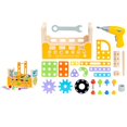 thumbnail image 1 of Juego de herramientas de madera para niños, juguetes educativos de aprendizaje, juguetes de construcción para niños y niñas., 1 of 9
