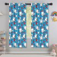 thumbnail image 5 of Blackout Kids Curtains,Blue Stars and Baseballs Pattern Childrens Insulated Curtains Set Of 2,Bedroom Essentials,Toddler Room Decor 42"x63", 5 of 5
