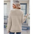 thumbnail image 6 of Zeagoo Women's Fall Chunky Knit Sweater Oversized Crewneck Long Sleeve Winter Cotton Pullover Sweaters Jumper Tops, 6 of 6