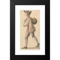 thumbnail image 2 of William Marlow 11x18 Black Modern Framed Museum Art Print Titled - Man Carrying Bundle on His Back, 2 of 5