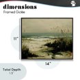 thumbnail image 4 of Stupell Industries Tropical Sea Oats on the Beach Black Framed Giclee Art, 14 x 11, by Franklyn Gregory, 4 of 8
