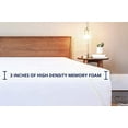 thumbnail image 3 of ViscoSoft 3 Inch Memory Foam Mattress Topper Queen | Select High Density Ventilated Mattress Pad, 3 of 5