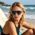 thumbnail image 2 of 1/2Pcs 7.9 Inch Photochromic Cycling Glasses for Men Women, Running Sunglasses UV Protection - Sports Sunglasses for Mountain Bike Riding & Running, 2 of 4