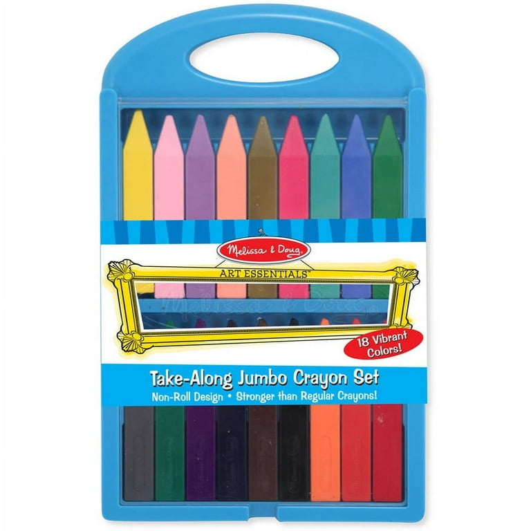 Melissa & Doug Take-Along Jumbo Crayon Set