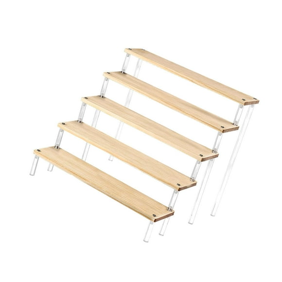 Maoww Transparent Acrylic Display Riser Shelf Organizer for Model Cosmetic Perfume