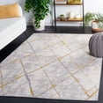 thumbnail image 2 of SAFAVIEH Odyssey Dylan Trellis Area Rug, Grey/Gold, 9' x 12', 2 of 8