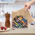 thumbnail image 2 of Yayeee Napkin Holder for Table Set of 2 Kitchen Paper Tissue Organization, Retro Game Cassette Pattern, 2 of 8