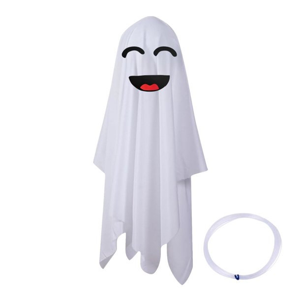 Decoraciones de Halloween Adorno colgante Tela blanca para porche, salón, dormitorio, fiesta