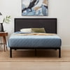 Gap Home Metal Upholstered Bed, Full, Charcoal