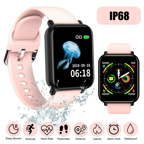 Løsne maler ide Smart Watch 2020 Ver. Watches for Men Women Fitness Tracker Blood Pressure  Monitor Blood Oxygen Meter Heart Rate Monitor IP68 Waterproof, Smartwatch  Compatible with iPhone Samsung Android Phones - Walmart.com