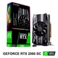 thumbnail image 1 of Tarjeta de Video EVGA GeForce RTX 2060 SC 6GB GDDR6 06G-P4-2062-KR RTX 2060 SC, 1 of 6
