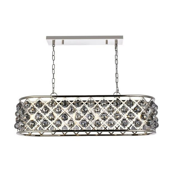 Elegant Lighting Madison 13" 6 Light Royal Crystal Pendant Lamp