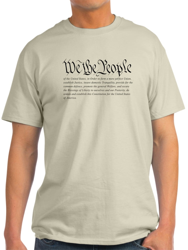 Echter weer Moderator CafePress - U.S. Constitution T-Shirt - Light T-Shirt - CP - Walmart.com