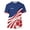 Blue, variant on Unisex Soccer Jersey 2026 Soccer Cup Crew Neck Sports Football Fan Shirts USA Mexico Canada Print Graphic Tees Wine 3XL