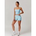 thumbnail image 5 of Two Piece Workout Sets for Women Sports Bra Tank Top High Waist Booty Lifting Shorts Gym Yoga Active Wear Outfits, 5 of 10