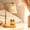 Gold, variant on Beslands Electric Serenity Candle Warmer Lamp - Timer & Dimmable Light, 2 Bulbs,No Smoke Scented Wax Melter for Various Jars Modern Vintage Decor, Moth Black for mothers' day gift
