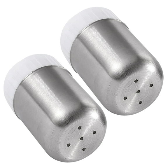 2 Pack for Outdoor BBQ, Kitchen Essentials Salt and Pepper Jars, Household Pepper Shakers Set