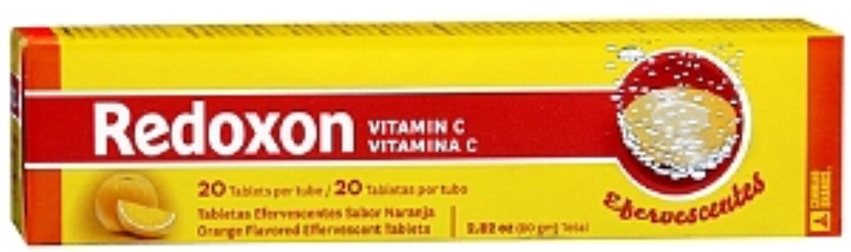 120 Vitamin C Orange 1000mg Effervescent Tabletten Pack 6 