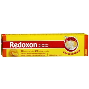 Redoxon Orange Vitamin C Dietary Supplement Effervescent Tablets Ea Pack Of 6 Walmart Com