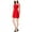 Red - ablaze, variant on maison Jules Womens Illusion Shift Dress, Red, XX-Small