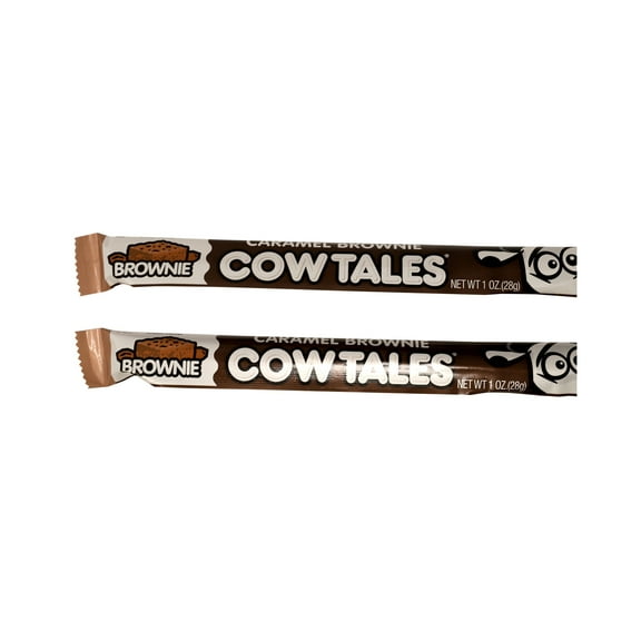 Goetze's Classic Cow Tales Caramel Candy, Chocolate Brownie-36 Count Box