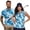 Tropical Leaf Print Blue, variant on Jeiento Tropical Palm Tree Matching Golf Shirts for Couples Moisture Wicking Mens Short Sleeve Golf Shirt Womens Sleeveless Quarter Zip Tennis Tank Top Quick Dry Couple Golf Apparel