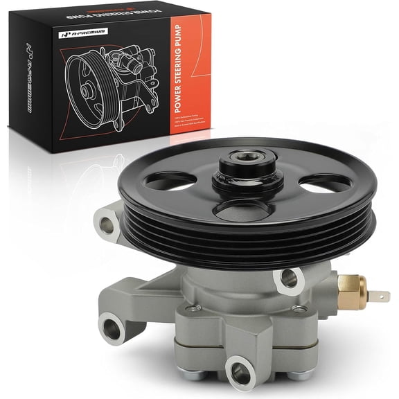 A-Premium Power Steering Pump with Pulley Compatible with Mazda CX-9 2007-2015 V6 3.5L 3.7L DOHC