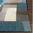 thumbnail image 6 of Mark&Day Wool Area Rugs, 2x3 Veldhuis Modern Bright Blue Area Rug (2' x 3'), 6 of 7
