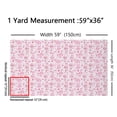 thumbnail image 3 of Homewish Hot Air Balloon Fabric by the Yard 3 Yard,Kawaii Bowtie Rainbow Sewing Fabric,Pink Fairy Tale Theme Room Decor Fabric by the Yard For Girls Kids,Breathable Home Decor, 3 of 6