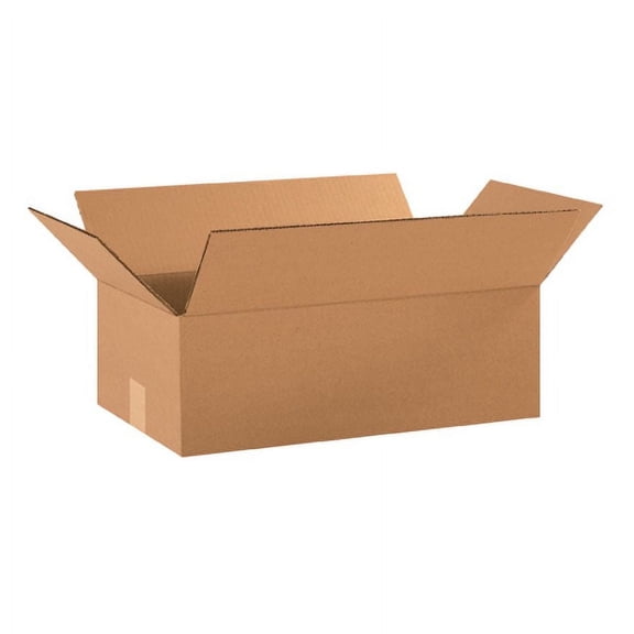 SSBM 18" x 10" x 6" ECT-32 Kraft Corrugated Shipping Boxes 25/Case