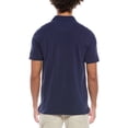 thumbnail image 2 of Brooks Brothers mens  Garment Dyed Pique Polo Shirt, LG, Navy, 2 of 3