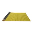 thumbnail image 2 of Ahgly Company Indoor Square Abstract Yellow Contemporary Area Rugs, 5' Square, 2 of 4
