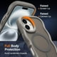 thumbnail image 5 of Funda magnética para iPhone 16, compatible con MagSafe, diseño de marco ondulado transparente 2025, funda protectora de borde suave, bonita, transparente, mate, a prueba de golpes, 5 of 6