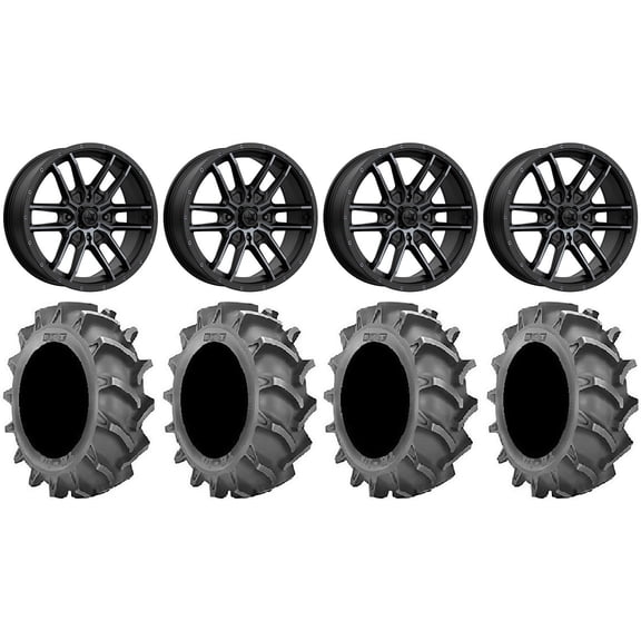 MSA Fang 20" Wheels Black 35x8.3 BKT 171 Tires Kawasaki Teryx Mule