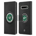thumbnail image 1 of Head Case Designs Officially Licensed NHL Dallas Stars Puck Texture Leather Book Wallet Case Cover Compatible with Samsung Galaxy S10+ / S10 Plus, 1 of 6