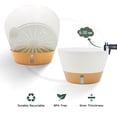 thumbnail image 6 of FIASON 2 Pack Plastic 12 Inch White Large Hanging Planter for Indoor & Outdoor Plants, Self-Watering Hanging Baskets with Visual Water Level Reservoir, Drainage Holes & Plant Hanger, 6 of 7