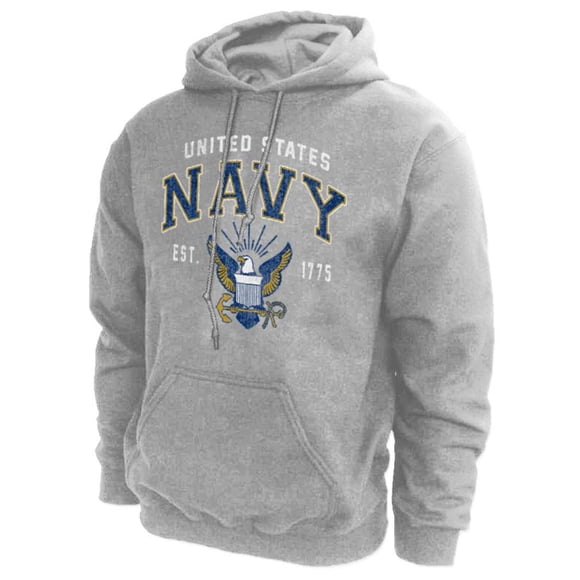 U.S. Navy Hoodie Sweatshirt Vintage Logo - Small