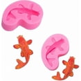 thumbnail image 3 of 2-Pack Koi Fish Shaped Silicone Gummy Candy Molds for Crafting and Baking, 3 of 5