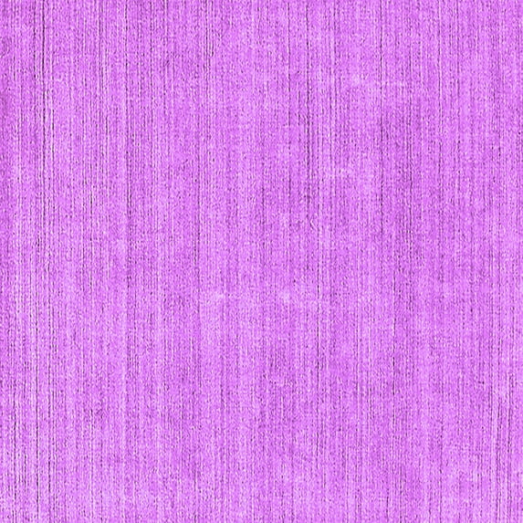 Ahgly Company Indoor Square Solid Purple Modern Area Rugs, 8' Square