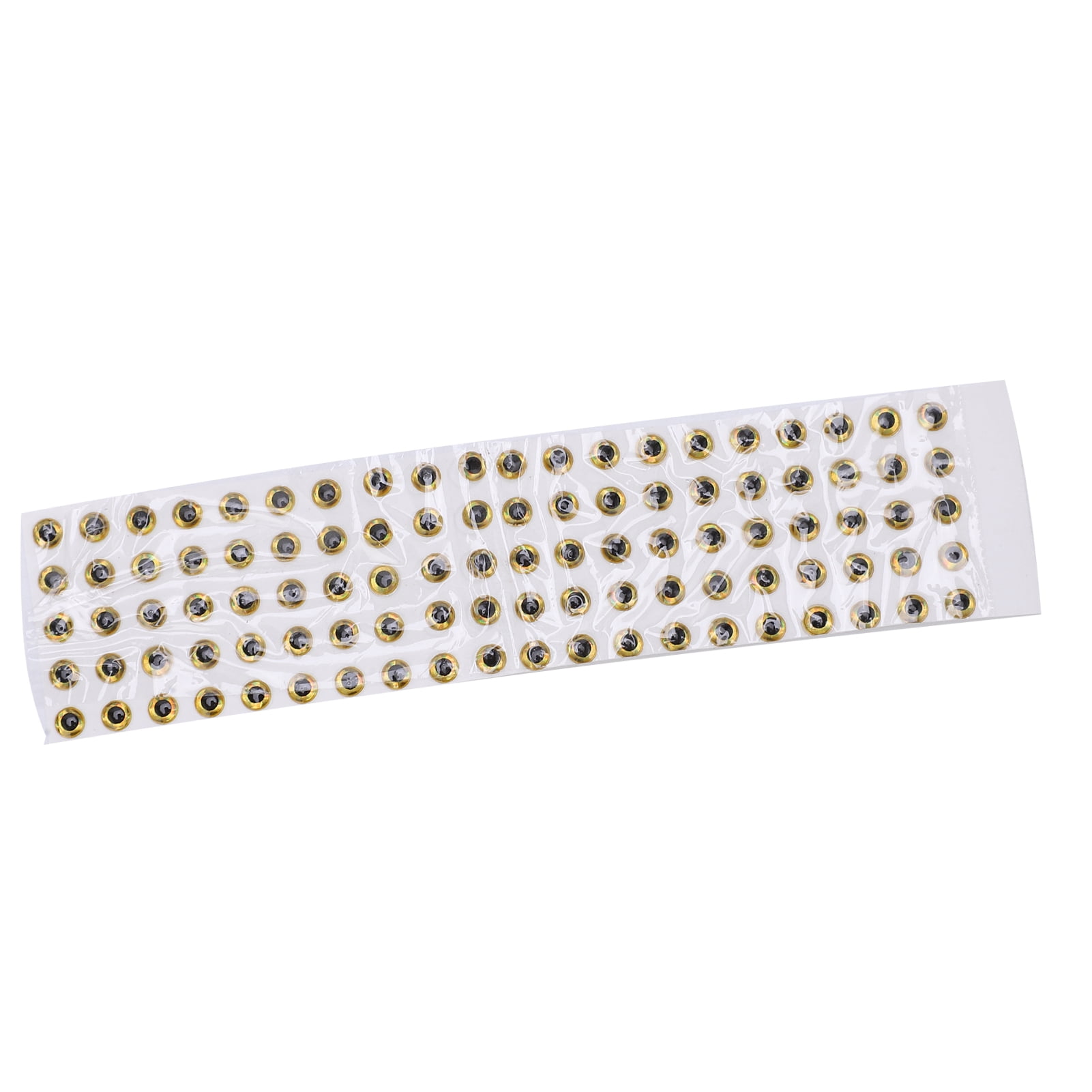 Fish Eye Stickers, Fishing Lure Eye Oval 100Pcs For Making Fishing Lure